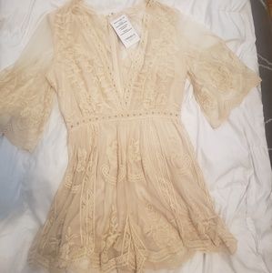 Cream color romper